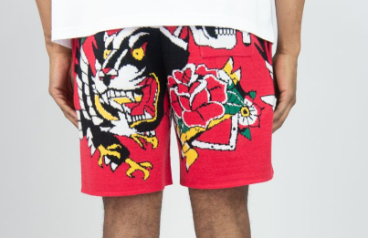 REBEL MINDS- JAGUAR SWEATER SHORTS