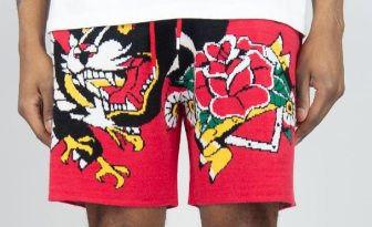 REBEL MINDS- JAGUAR SWEATER SHORTS
